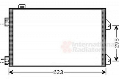 VAN WEZEL 43005347 -  Конденсатор, кондиционер